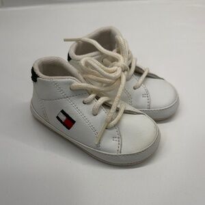 White Kids High-Top Tommy Hilfiger Sneakers
